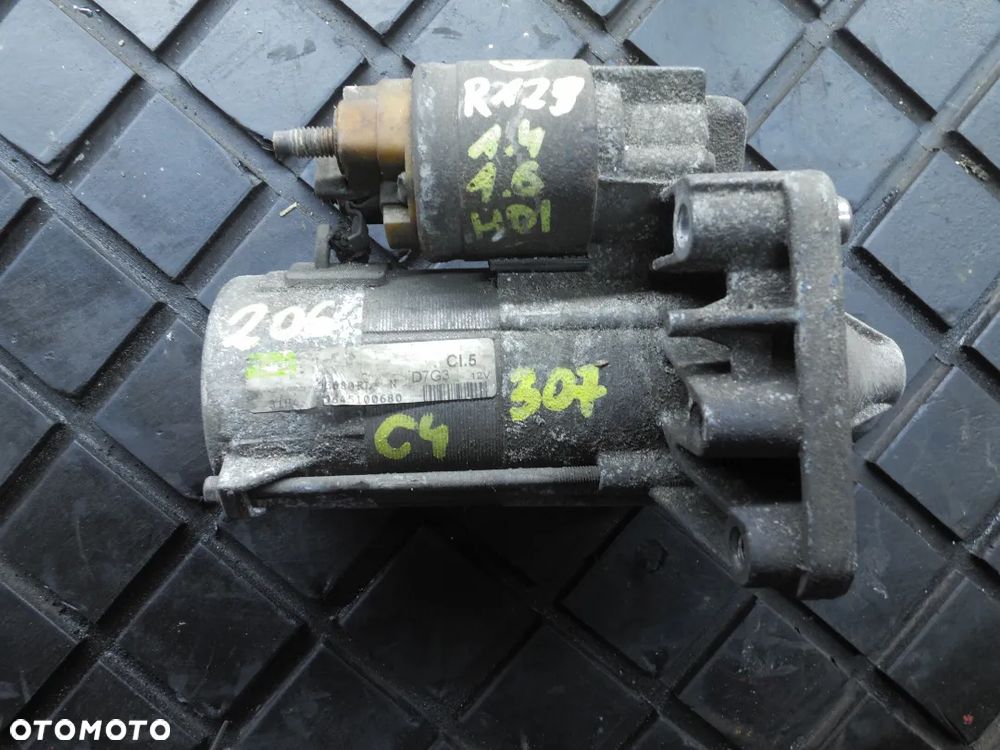 ROZRUSZNIK PEUGEOT 206 D7G3 9645100680 1.6 HDI POSIADAM 2 SZT - 1