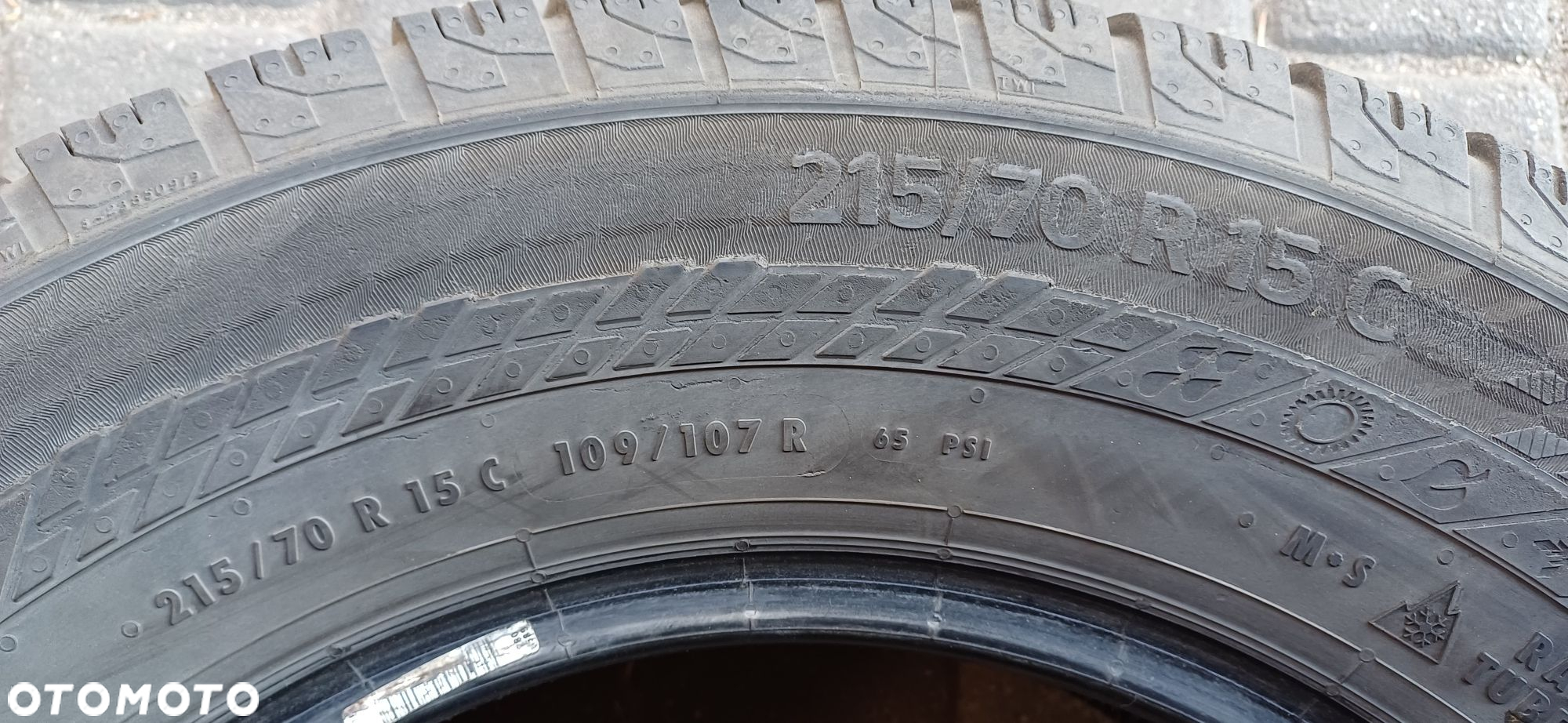 CONTINENTAL 215/70R15C 109/107R , pojedyńcza opona wielosezonowa . - 5