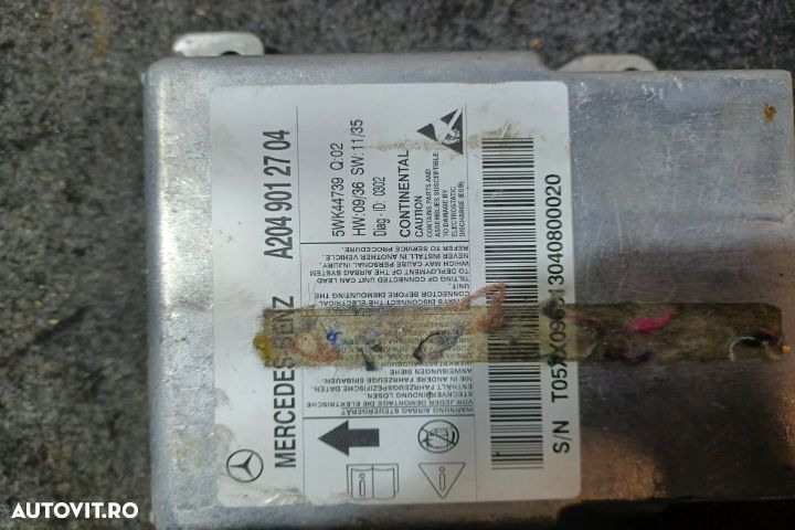 Calculator airbag A2049012704 Mercedes-Benz C-Class W204/S204/C204 [f - 4