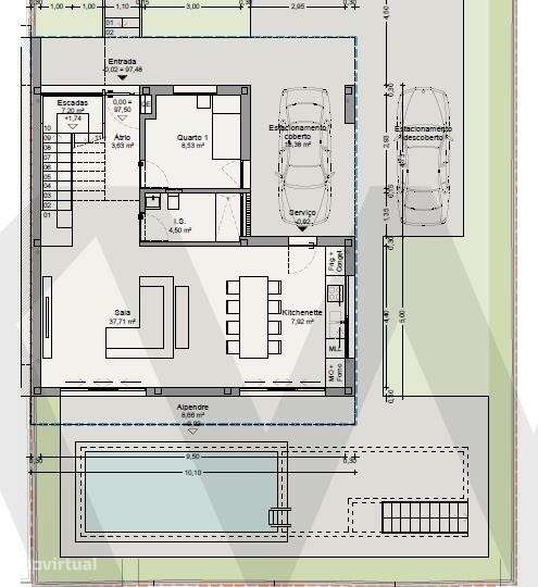 Moradia T4, com Piscina e Jardim, em Porto Salvo, Oeiras - Grande imagem: 5/6