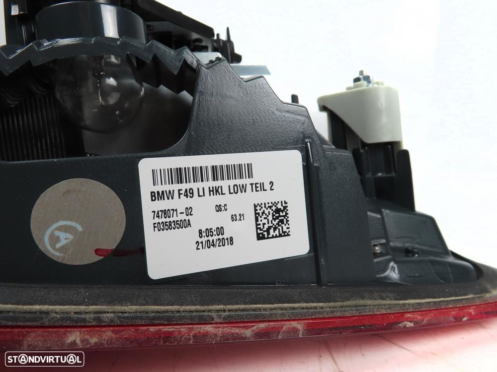Farolim da mala Esquerdo Usado / Original BMW X1 (F49) 63217478071 - 5
