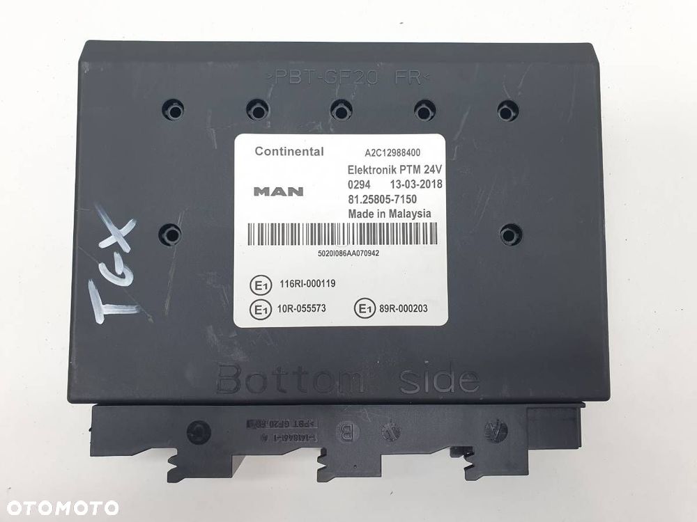 STEROWNIK KOMPUTER MODUŁ PTM 81258057150 - 1