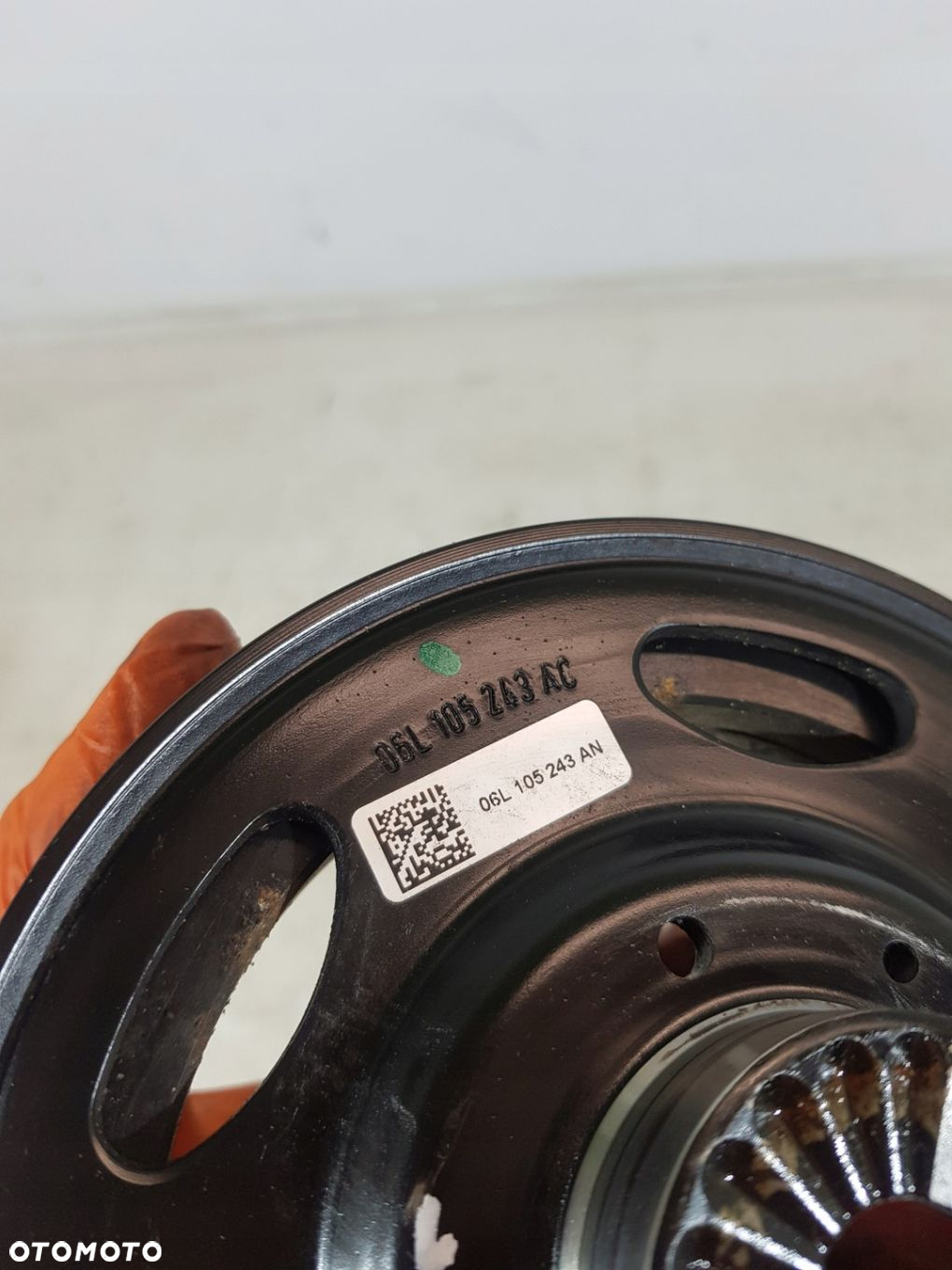 KOŁO PASOWE 06L105243AN AUDI A4 B9 A6 C8 PORSCHE MACAN 2.0 TFSI DKN - 5