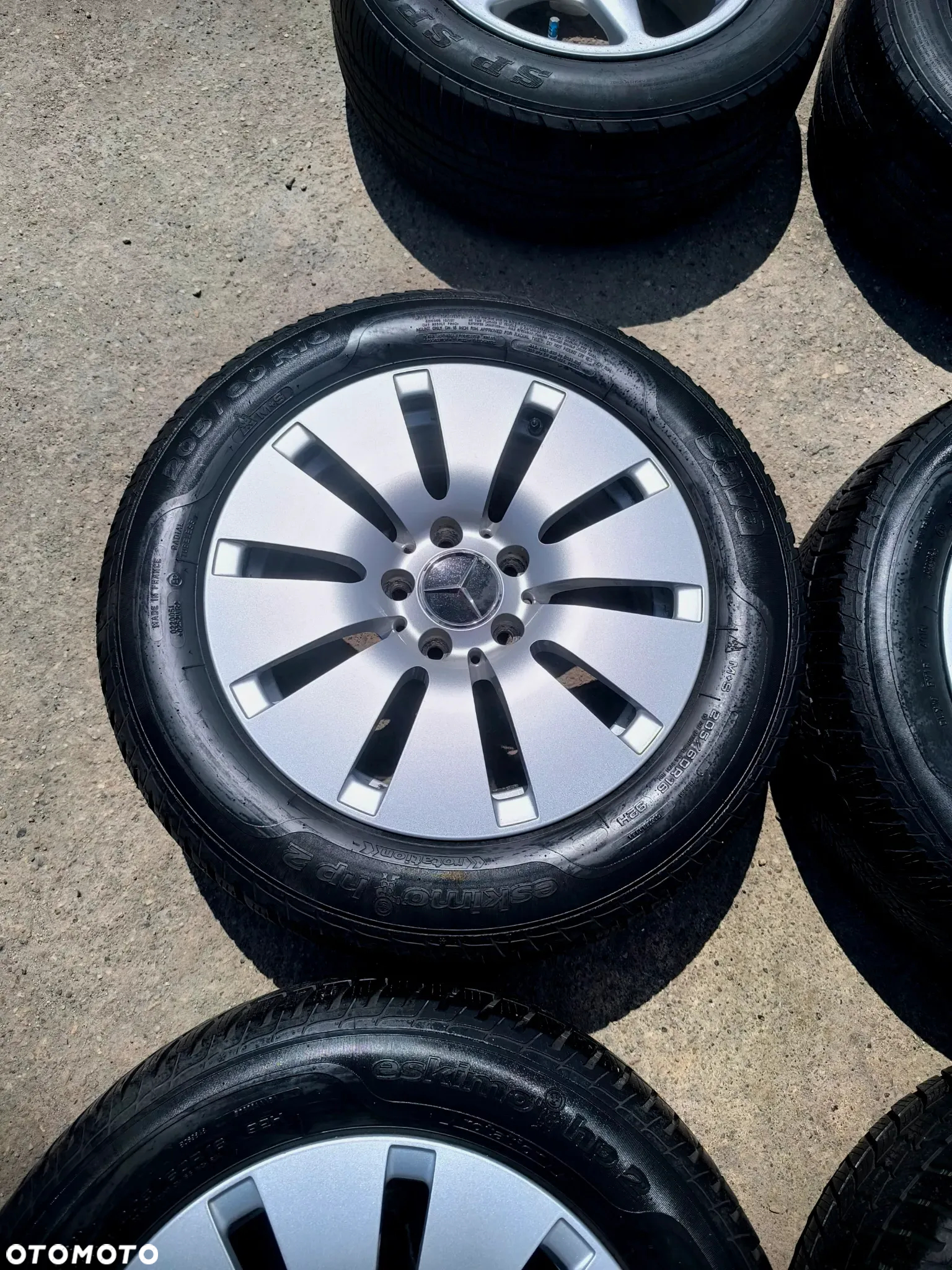 5x112 Alufelgi Felgi Aluminiowe Koła zimowe Zima 16 Mercedes A Klasa W176  W177 A177 CLA A117 B Klasa W246 W247 VITO V-KLASA C Klasa W204 W205 205/60 Alu-Rad Legnica 5mm - 6
