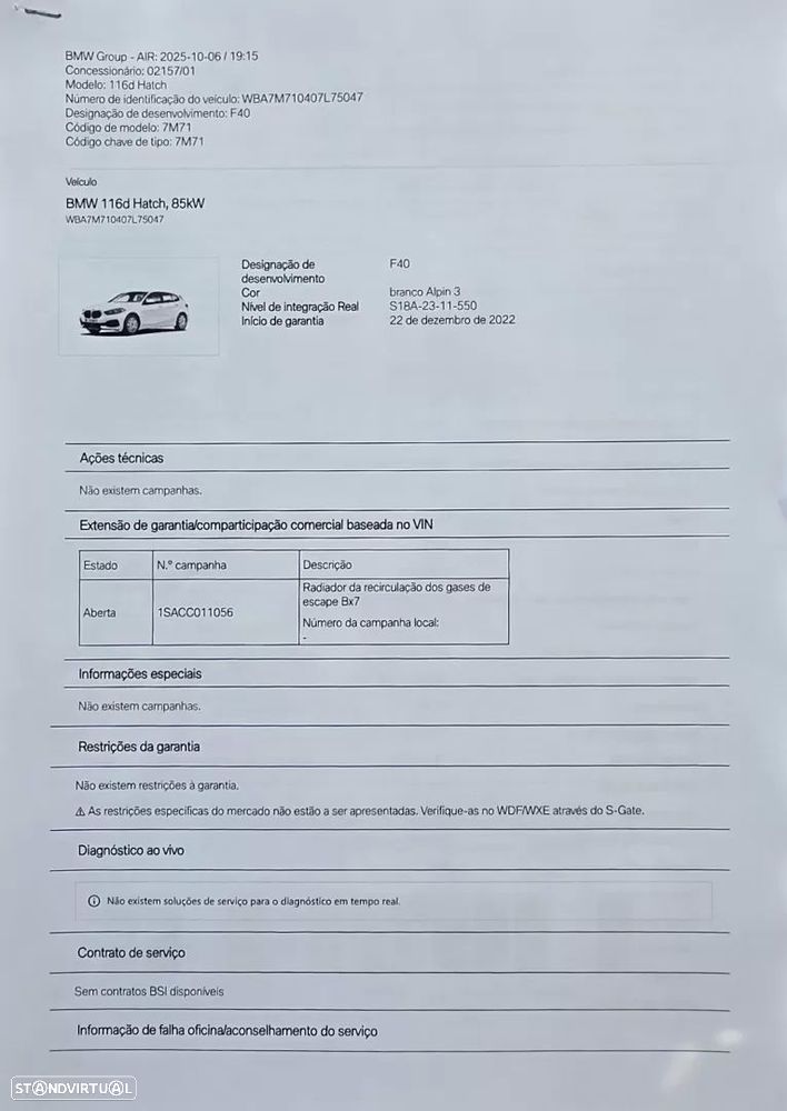 BMW 116 d Pack Desportivo M - 55