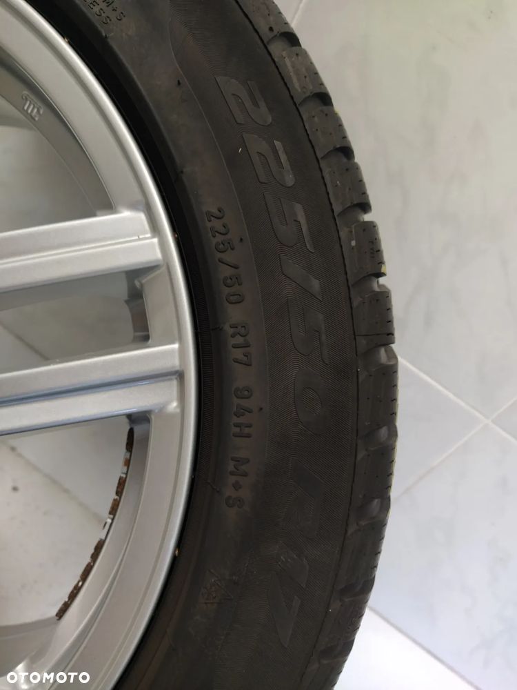 AUDI 7,5X17 4x FELGI ALUMINIOWE R17 5X112 ET38 KOŁA OPONY PIRELLI 225/50 - 15
