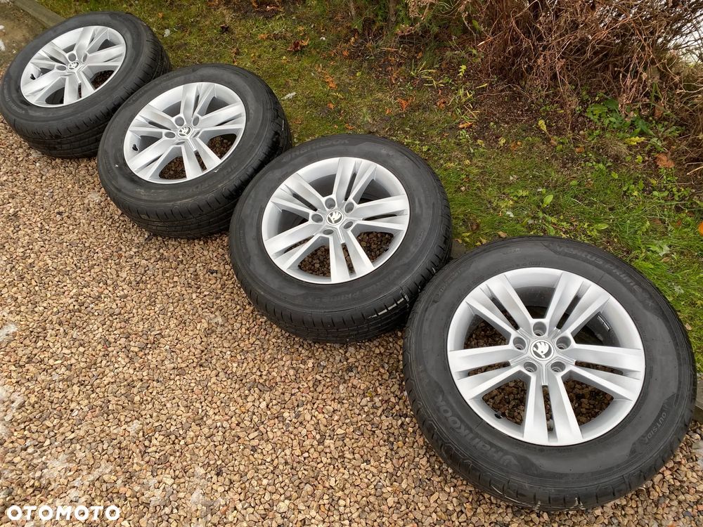 Skoda Kodiaq Karoq Kamiq Alufelgi 17 z oponami 215/65/17 5x112 Hankook Ventus Prime 3X 2023r - 11