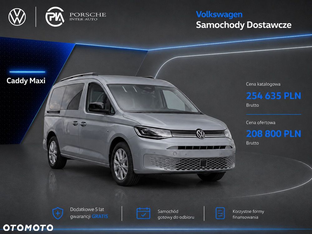 Volkswagen Caddy Caddy Maxi Life 7-miejscowy silnik: 1,5 l TSI eHybrid EU6 85 kW / skrzynia biegów: automatyczna DSG, 6-biegowa rozstaw osi: 2970 mm - 2