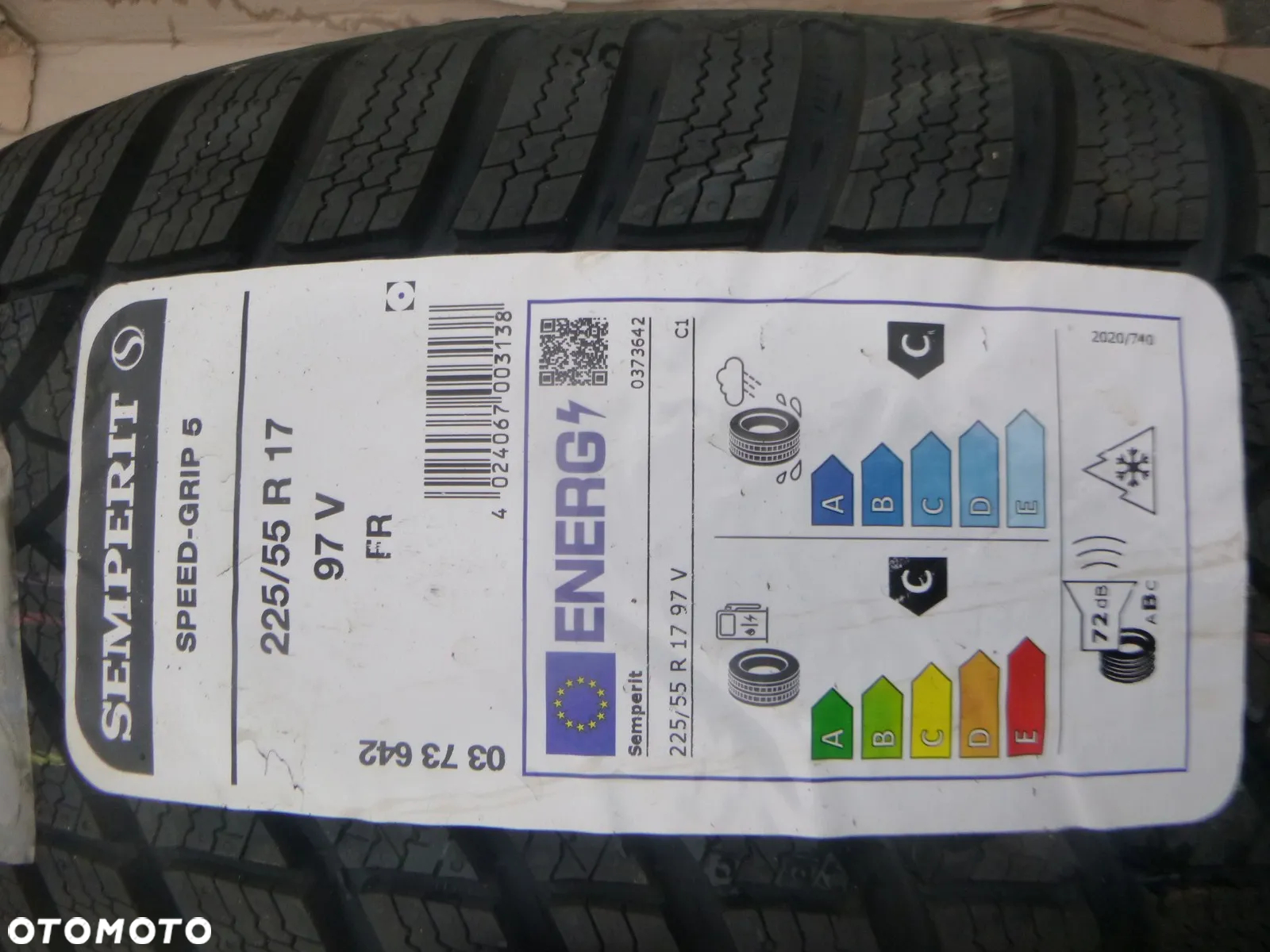 nowa opona zimowa semperit speed-grip 5 225/55 r17 97V - 2