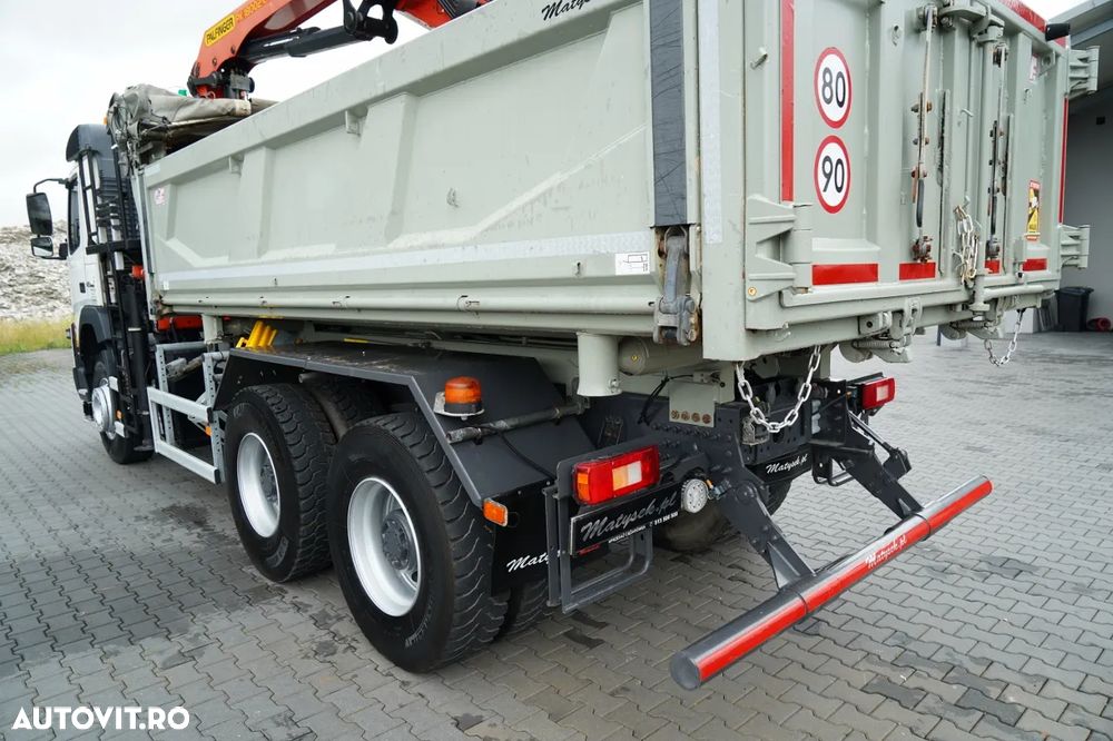 Volvo FMX 410 / 6x4 / CAMION BASCULANTE + HDS PALFINGER 18002-EH A / HYDROBOARD / RADIO CONTROL / EURO 6 / - 14