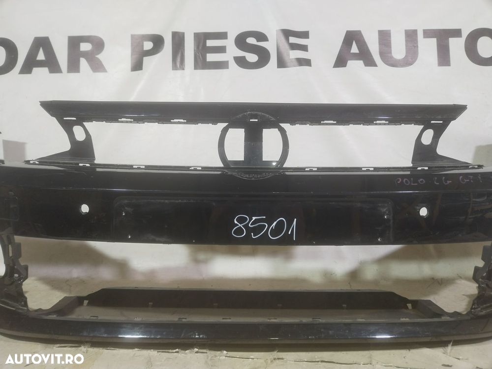 Bara fata VW Polo GTI, R-Line, 2017, 2018, 2019, 2020, 2021, cod origine OE 2G0807221J, cu gauri pentru senzori de parcare (4). - 3