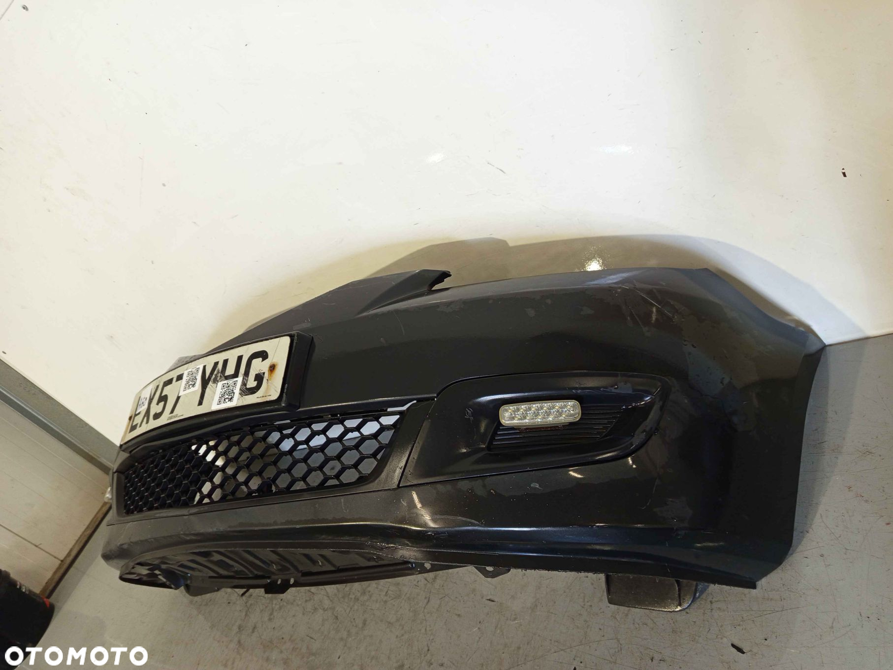 + ZDERZAK PRZÓD PRZEDNI MAZDA 3 III BK LIFT FL CZARNY - 3