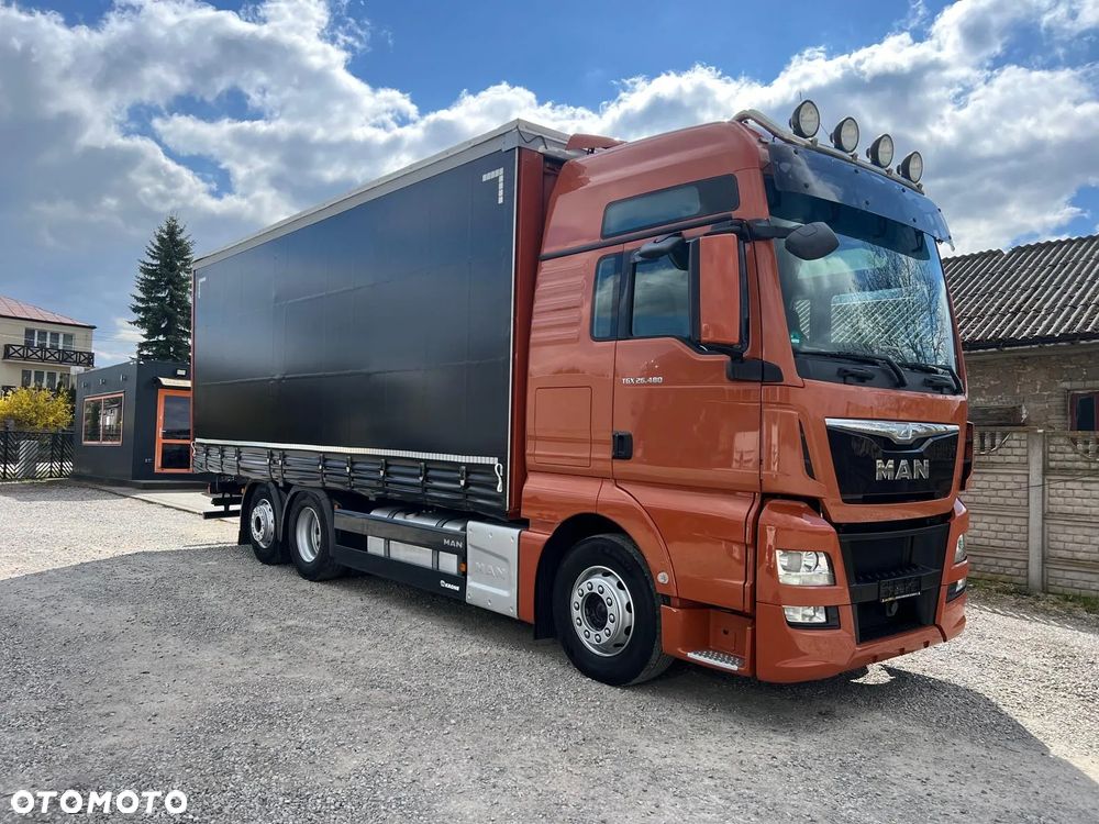 MAN TGX 26.480 / 6x2 / Burto - Firanka / - 25