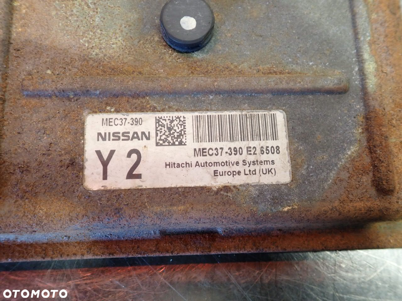 KOMPUTER SILNIKA NISSAN MICRA K12 C+C  MEC37-390 E2 6508 - 3