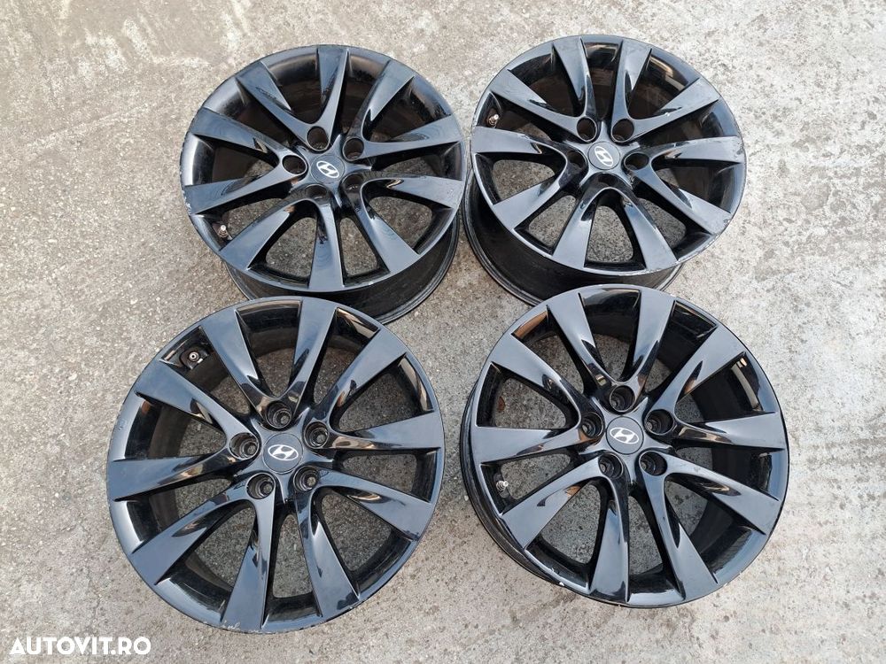 Set jante Hyundai R18 _ 5x114.3 cu senzori presiune ! - 1