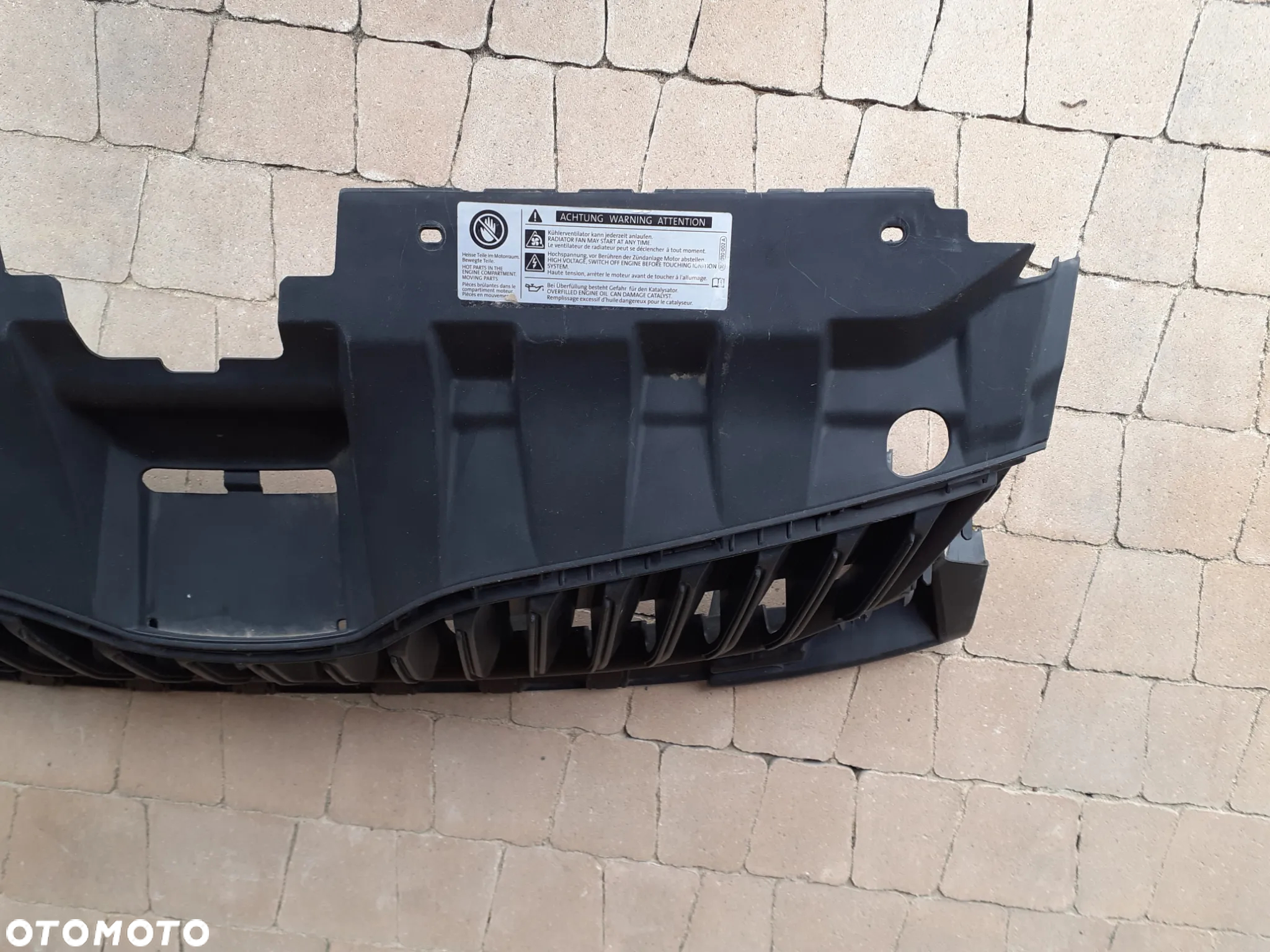 SKODA FABIA 3 III 2014-17 ATRAPA ZDERZAKA GRILL ORYGINAŁ 6V0853653 WYSYŁKA 24H - 6