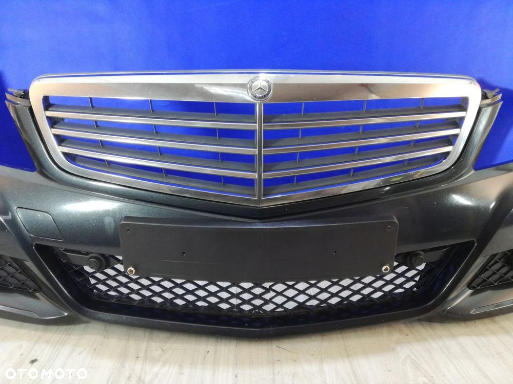 Mercedes C Klasa W204 Lift C183 zderzak grill przód przedni PDC 11/14r - 2