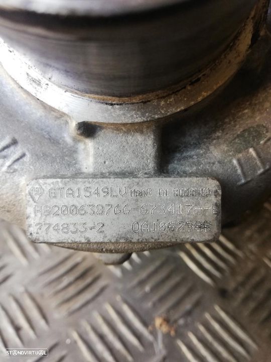 Turbo Renault Laguna III 2.0Dci motor M9R814 ref: Garret GTA1549 LV - 4