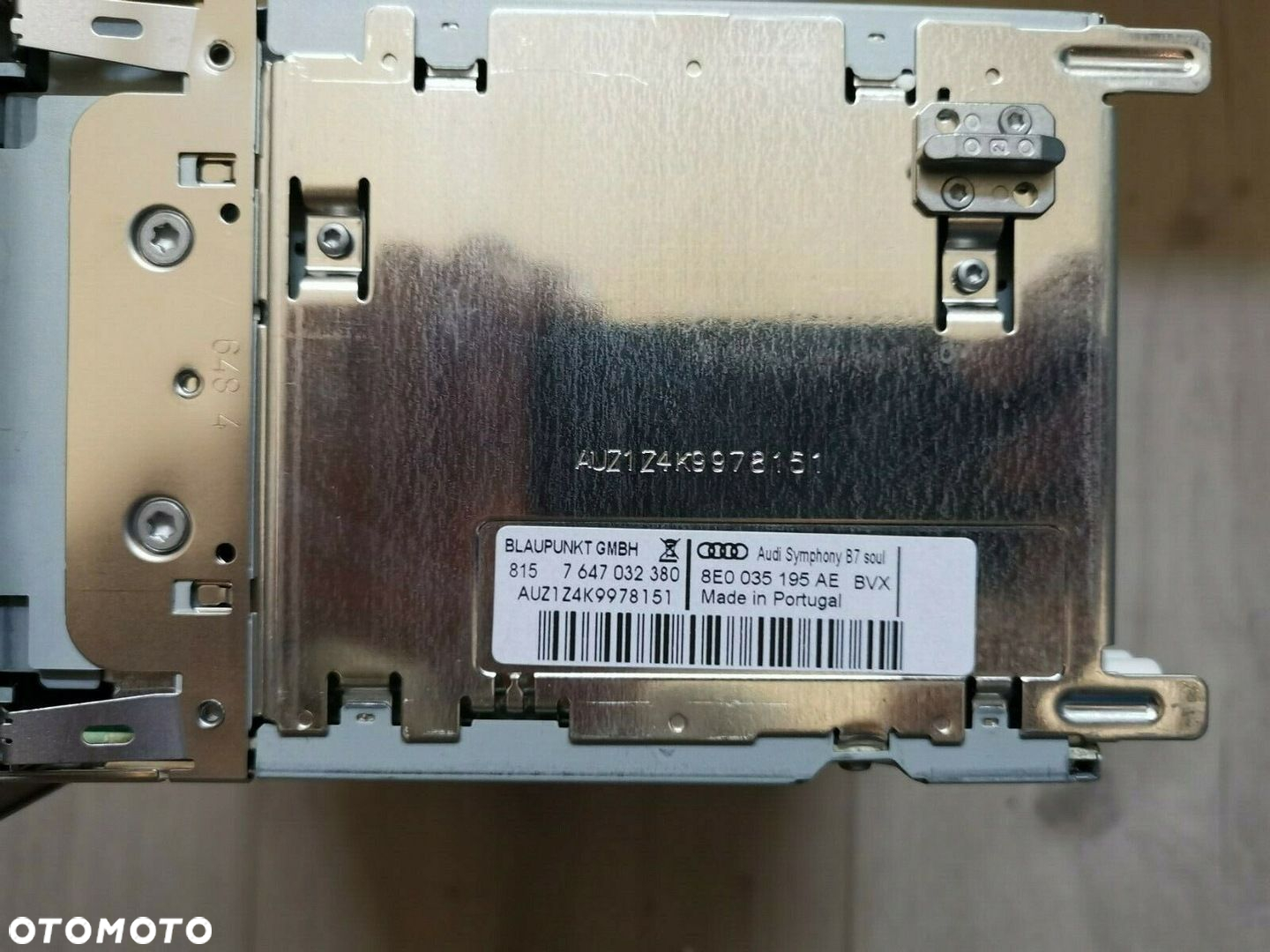 RADIO CD AUDI SYMPHONY 8E0035195AE A4 B7 - 4