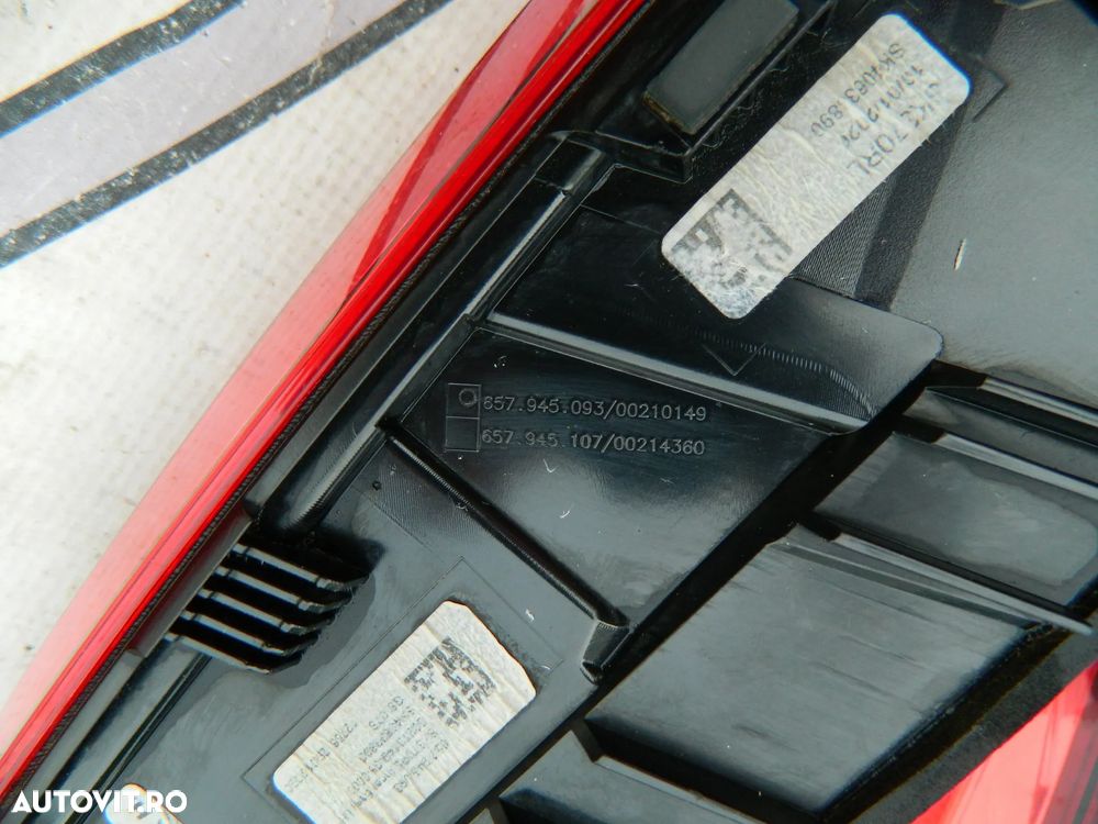 Stop stanga dreapta LED Skoda Scala 2019-2022 cod 657945093, 657945094 - 5
