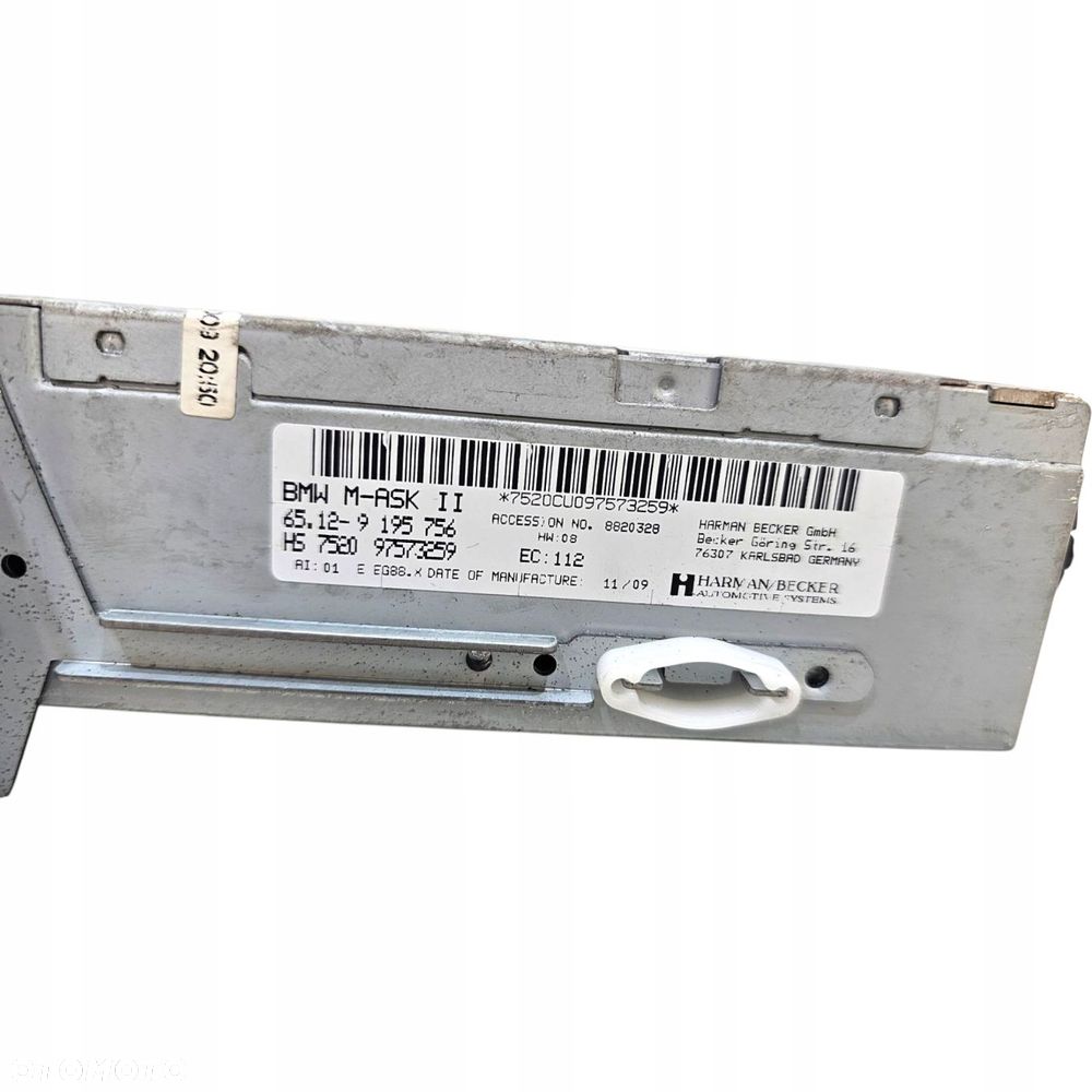 Bmw E60 E61 Lci Lift Radio Napęd Czytnik Cd Navi Navigacja 9195756 - 10