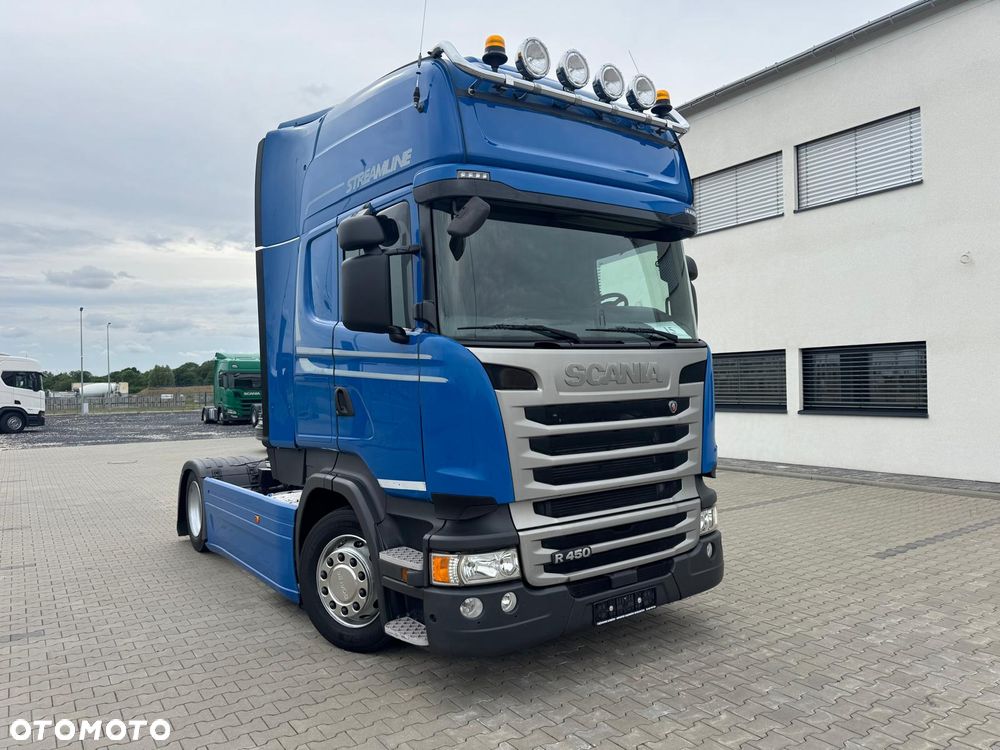 Scania R450/ MEGA LOWDECK/ 2016r/ ZAWIESZENIE FULL PODUSZKA/ RUCHOMME SIODŁO/FULL LEDY/BOGATA WERSJA - 2