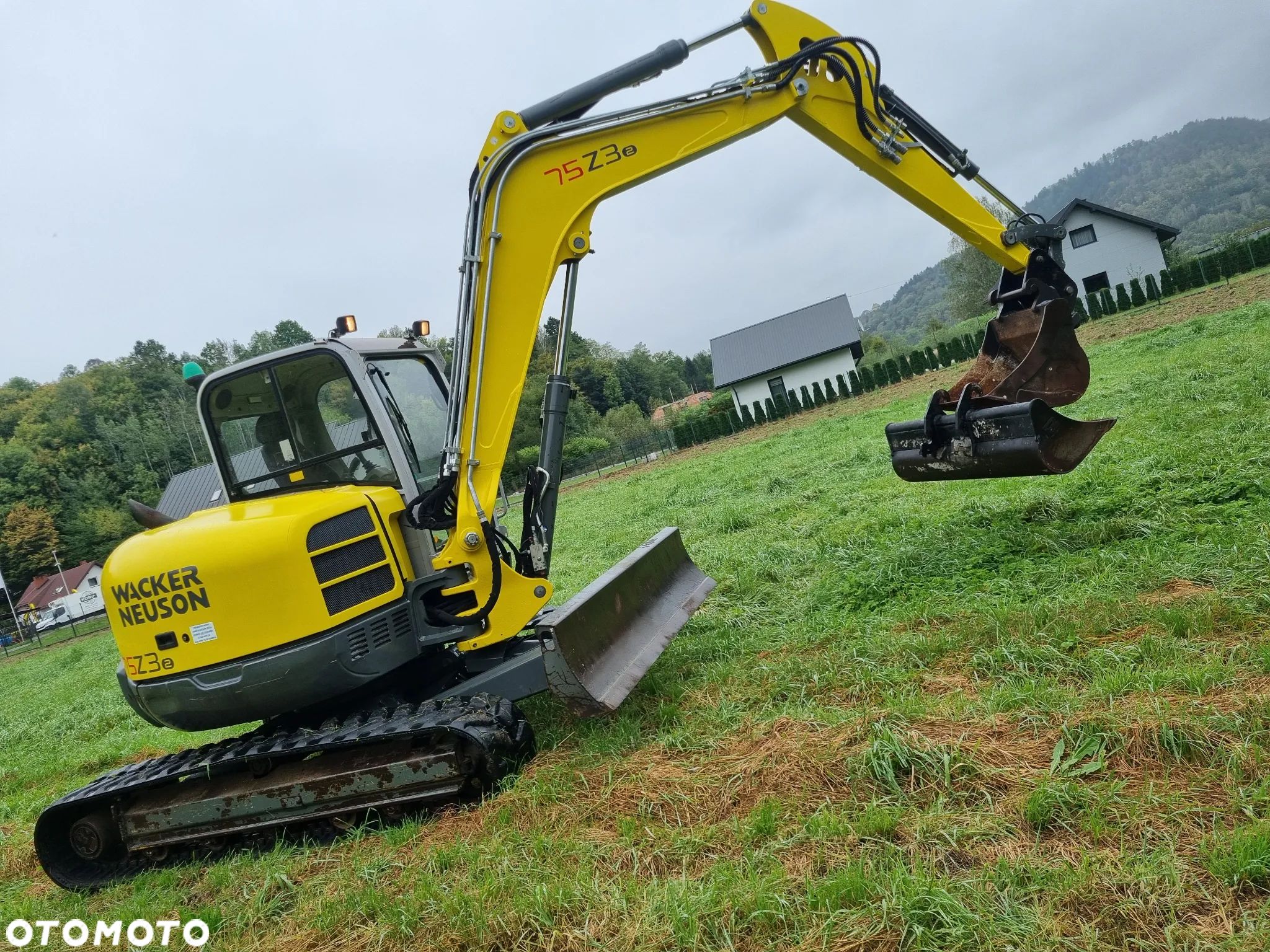 Wacker Neuson 75Z3 Koparka Gąsienicowa 8 ton jak Nowa z Norwegii 2015r Klima 2300mtg  Zero luzów wycieków Serwisowana w Dekra Silnik Yanmar pompa ON - 1