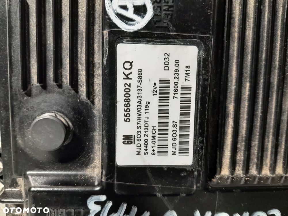 OPEL CORSA D KOMPUTER STEROWNIK SILNIKA 55568002KQ - 2