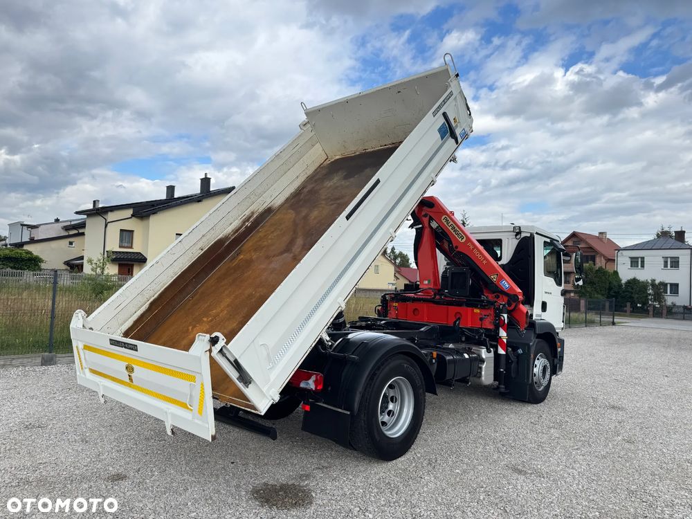 MAN TGM 18.250, PALFINGER 11001K + WYWROTKA MEILLER KIPPER, - 10