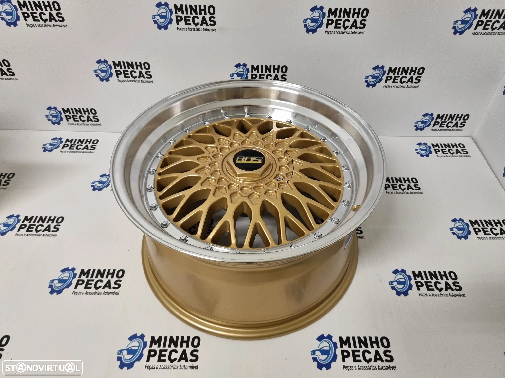 Jantes Look BBS RS em 18 (5x112 | 5x120) Gold Aba Polida - 7