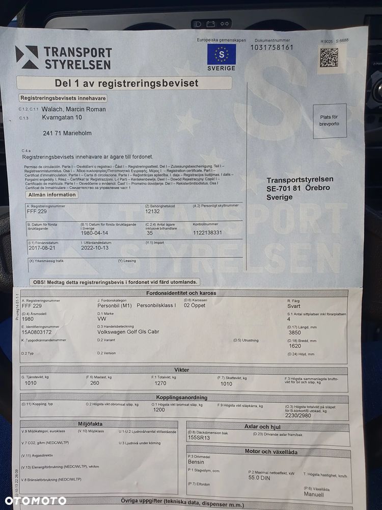 Volkswagen Golf Cabrio - 9