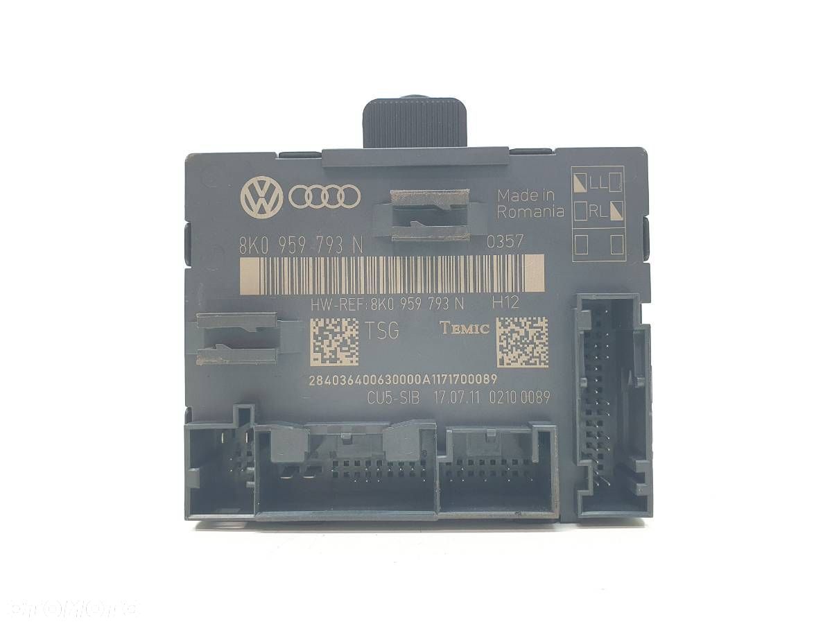 MODUŁ STEROWNIK DRZWI PRZÓD PRZEDNI LEWY AUDI Q5 8R 8K0959793N - 1