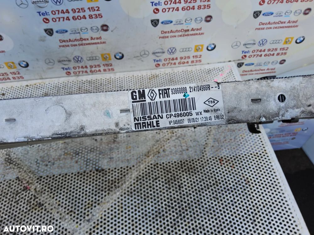 Radiator apa Renault Trafic 1.6 Opel Vivaro 2014-2020 Nissan primastar cod 214104966r - 3