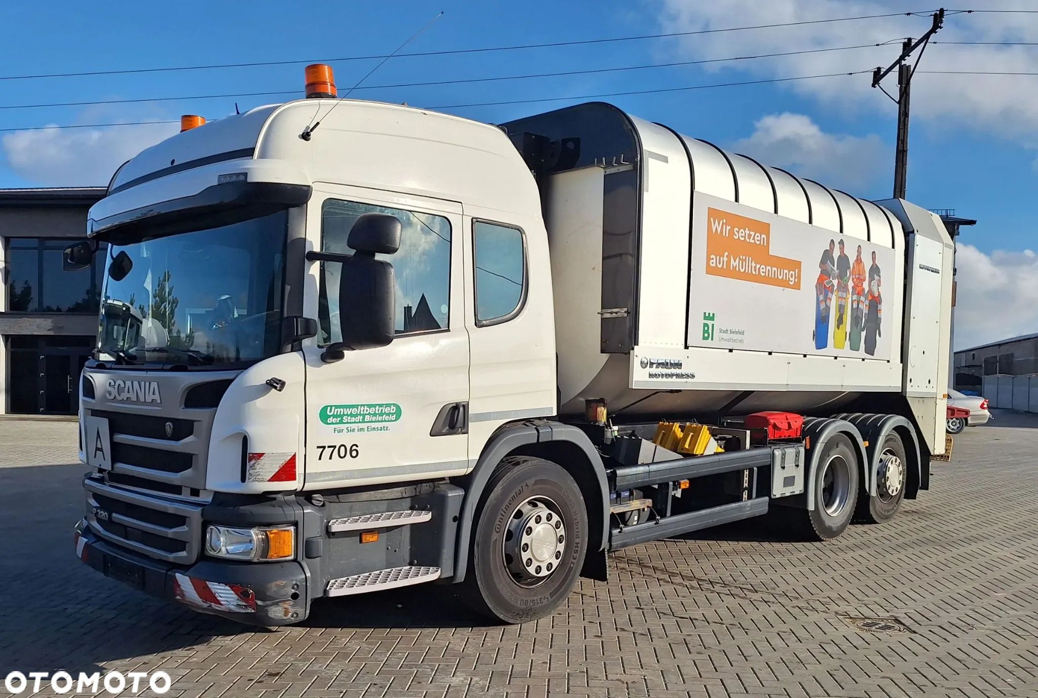 Scania P320 6X2 Faun Rotopress - 1