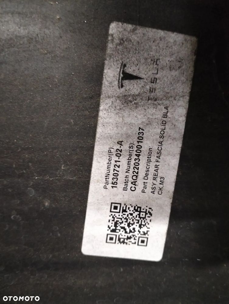 TESLA 3 ZDERZAK TUŁ KOMPLETNY PDC - 8