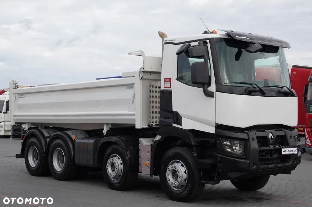 Renault C 460 / 8x4 / WYWROTKA / HYDROBURTA / BORDMATIC / EURO 6 / OPONY 100% / SPROWADZONY / PO KONTRAKCIE SERWISOWYM - 10