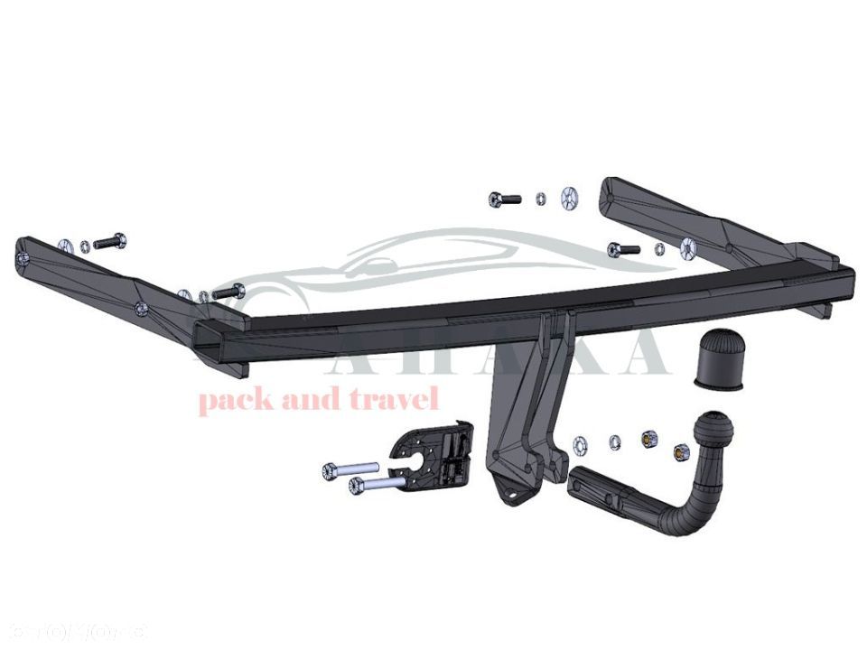 Hak Holowniczy Odkręcany Do Audi A6 C7 Avant Kombi 2014-2018 - 3