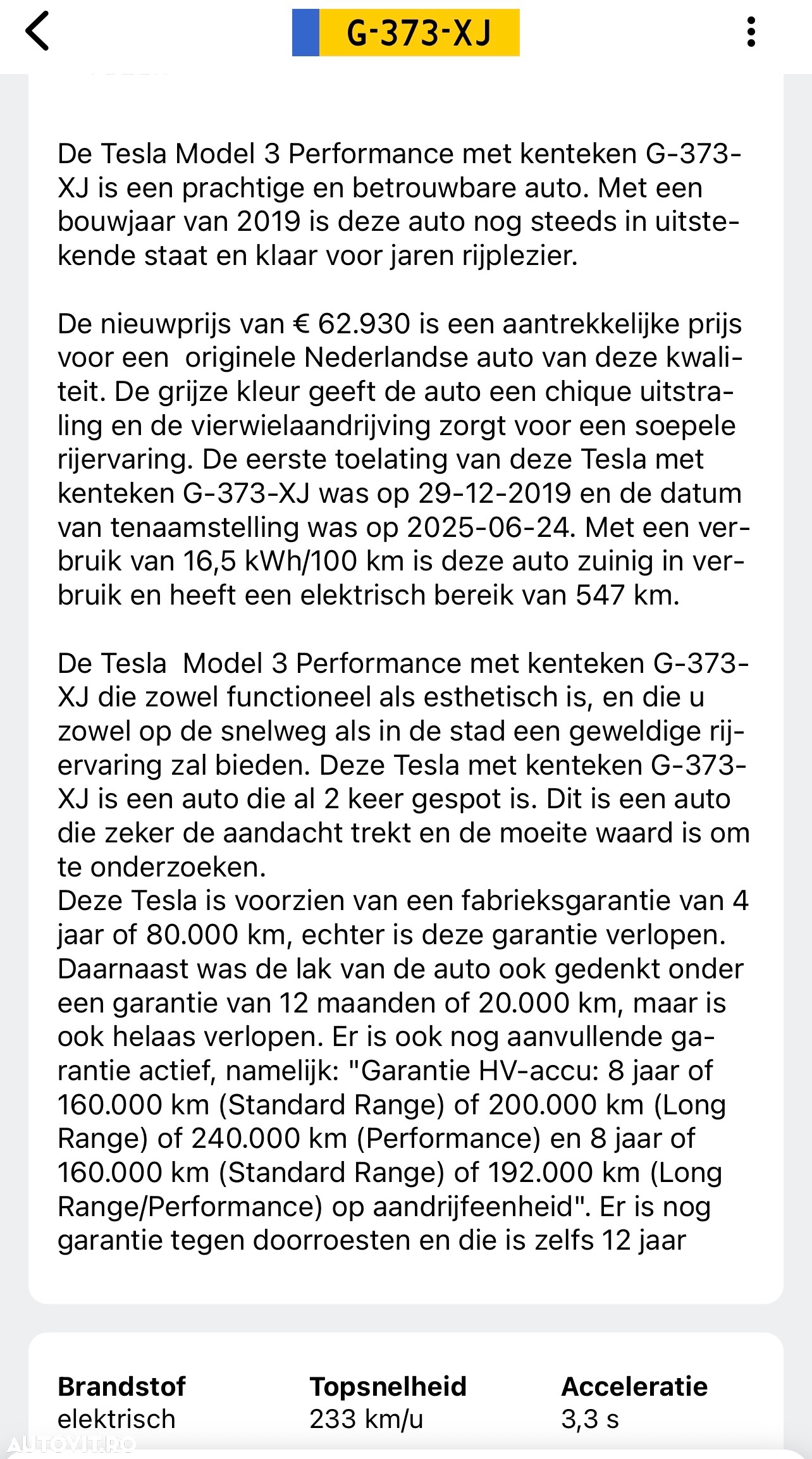 Tesla Model 3 Langstreckenbatterie Allradantrieb Dual Motor Performance - 9