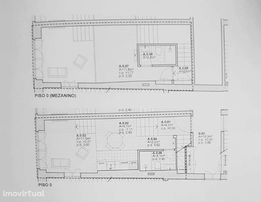 Loft elegante, moderno e cheio de carisma no Porto - Grande imagem: 4/4