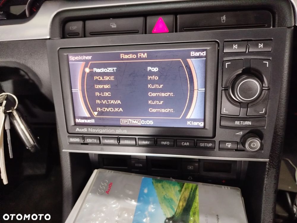 Audi A4 B7 radio nawigacja 2 DIN z kodem - 1