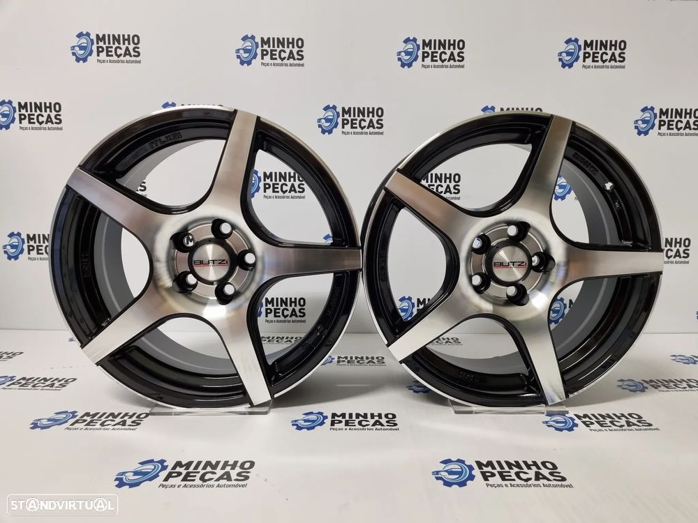 Jantes BUTZI Iron em 16 (5x120) Preto Polido - 1