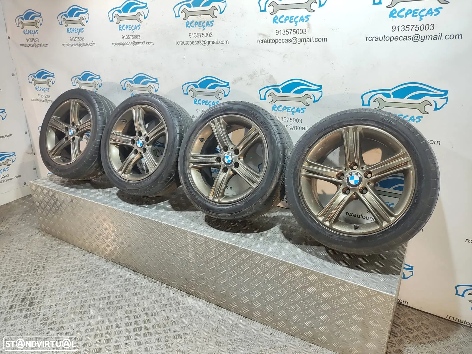 - Jantes 17 Polegadas Originais BMW Style 393 - 5x120 - 36116796242 | 6796242 - F20 | F21 | F30 | F31 | F32 | F33 | F36 - 4