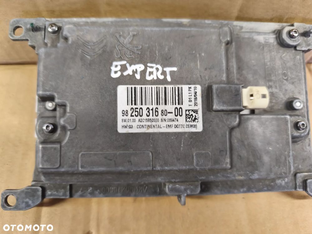 WYŚWIETLACZ RADIA NAWIGACJI 9825031680 PEUGEOT EXPERT CITROEN JUMPY PROACE - 4