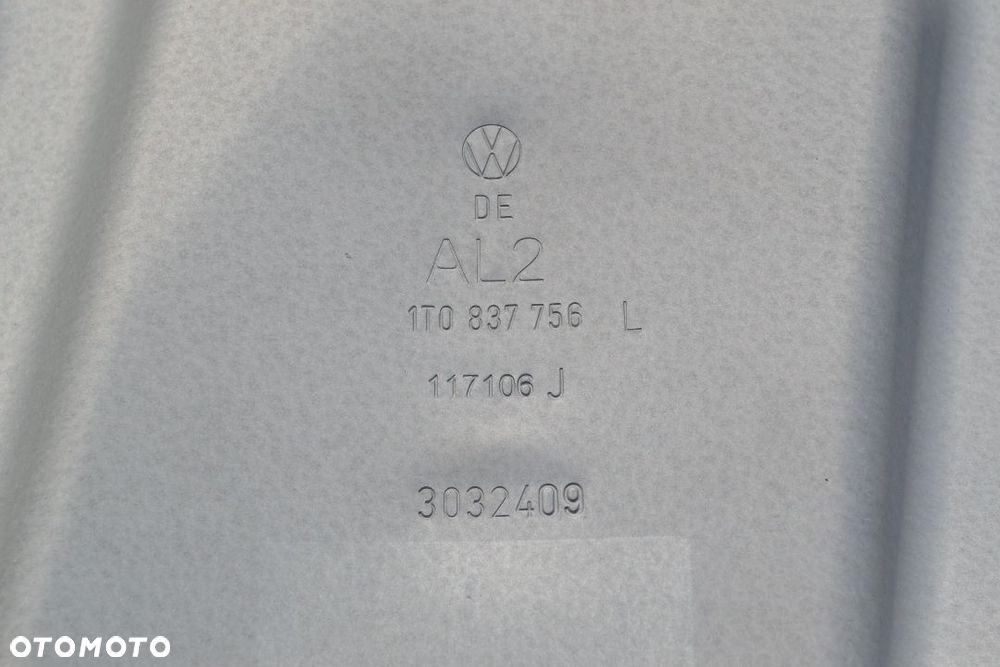 VW CADDY TOURAN MECHANIZM OPUSZCZANIA SZYB EL PRZÓD PRAWY 1T0837756L - 2