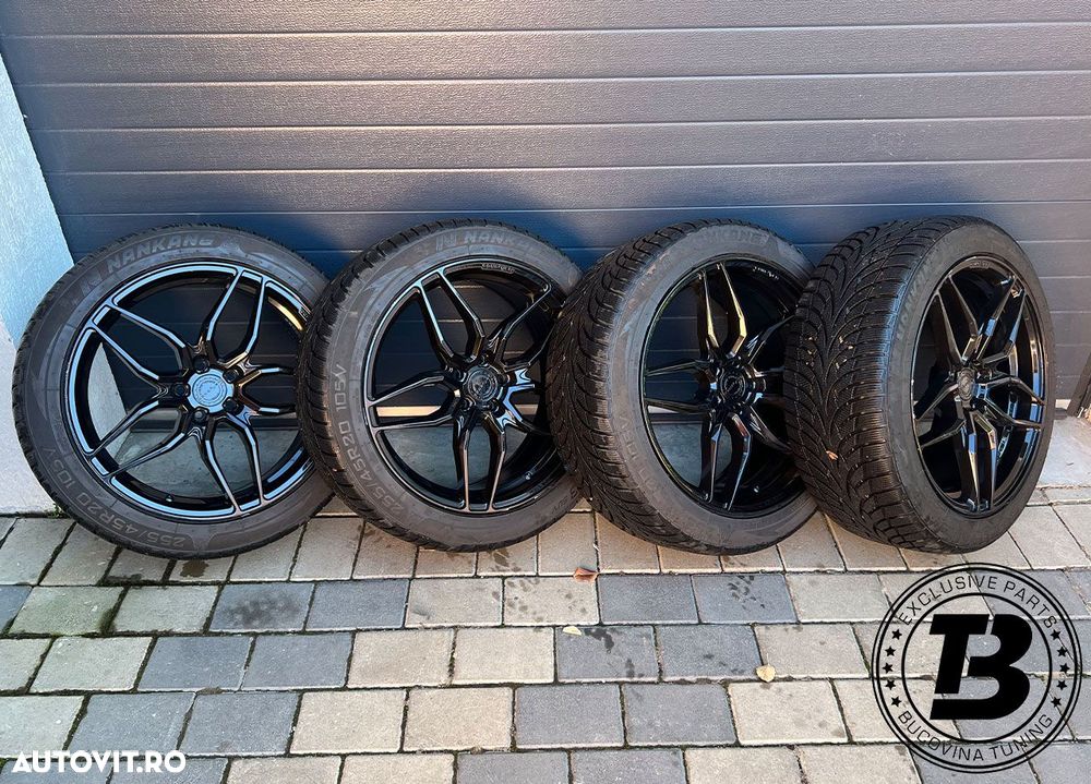 Set Jante Aliaj Concaver CVR3 R20 5X112 cu Anvelope Iarna 255/45/20 - 3