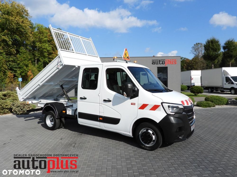 Renault MASTER WYWROTKA PODWÓJNA KABINA DOKA 6 MIEJSC TEMPOMAT LEDY BLIŹNIACZE KOŁA KLIMATYZACJA  165KM - 2