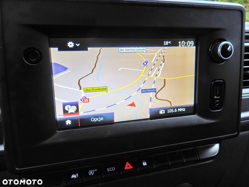 Opel MOVANO PLANDEKA 10 PALET WEBASTO TEMPOMAT NAWIGACJA KLIMATYZACJA LEDY PNEUMATYKA  165KM - 35