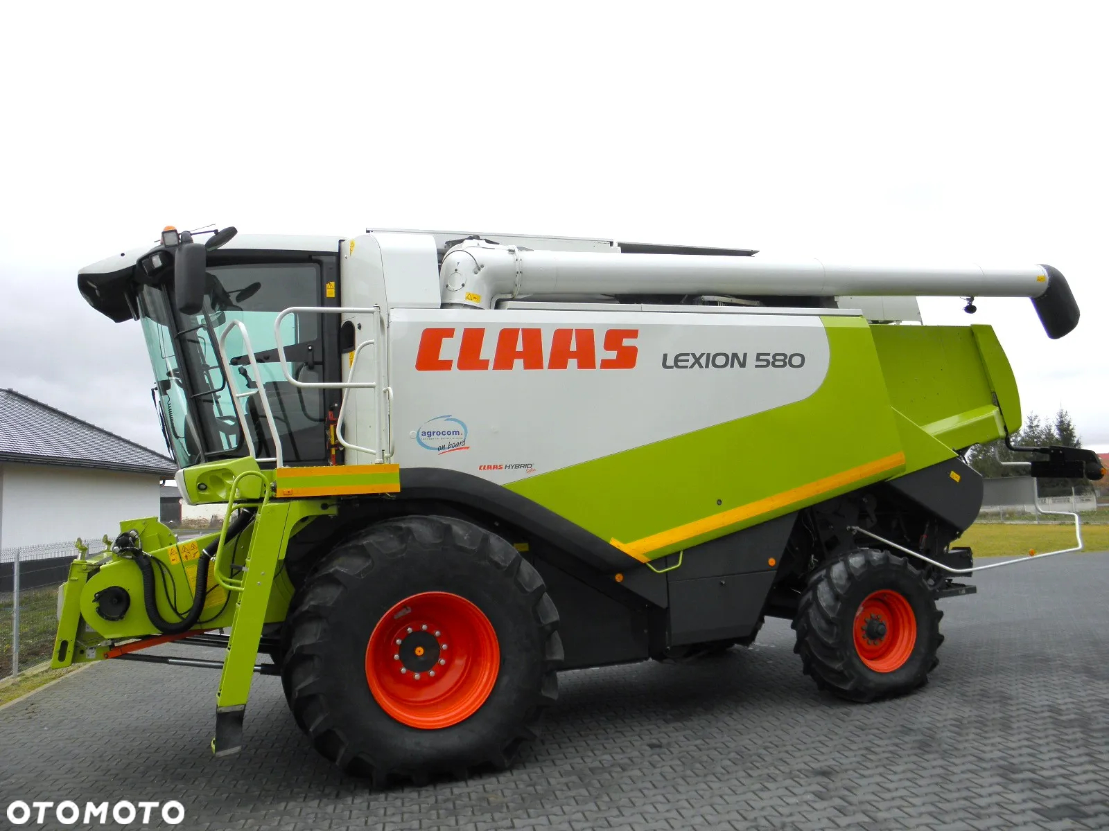 Claas Lexion 580 heder V900, Najbogatsza Wersja, Nie Malowany, Stan Bardzo Dobry - 4