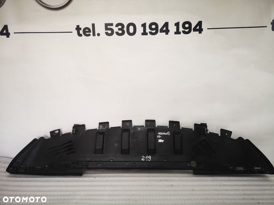 RENAULT MEGANE II 02- OSŁONA / PŁYTA POD ZDERZAK PRZEDNIA NR AUKCJI OSŁ219 - 1