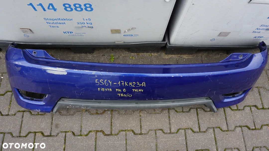 ZDERZAK TYŁ FORD FIESTA MK6 5S6Y-17K823-A - 1